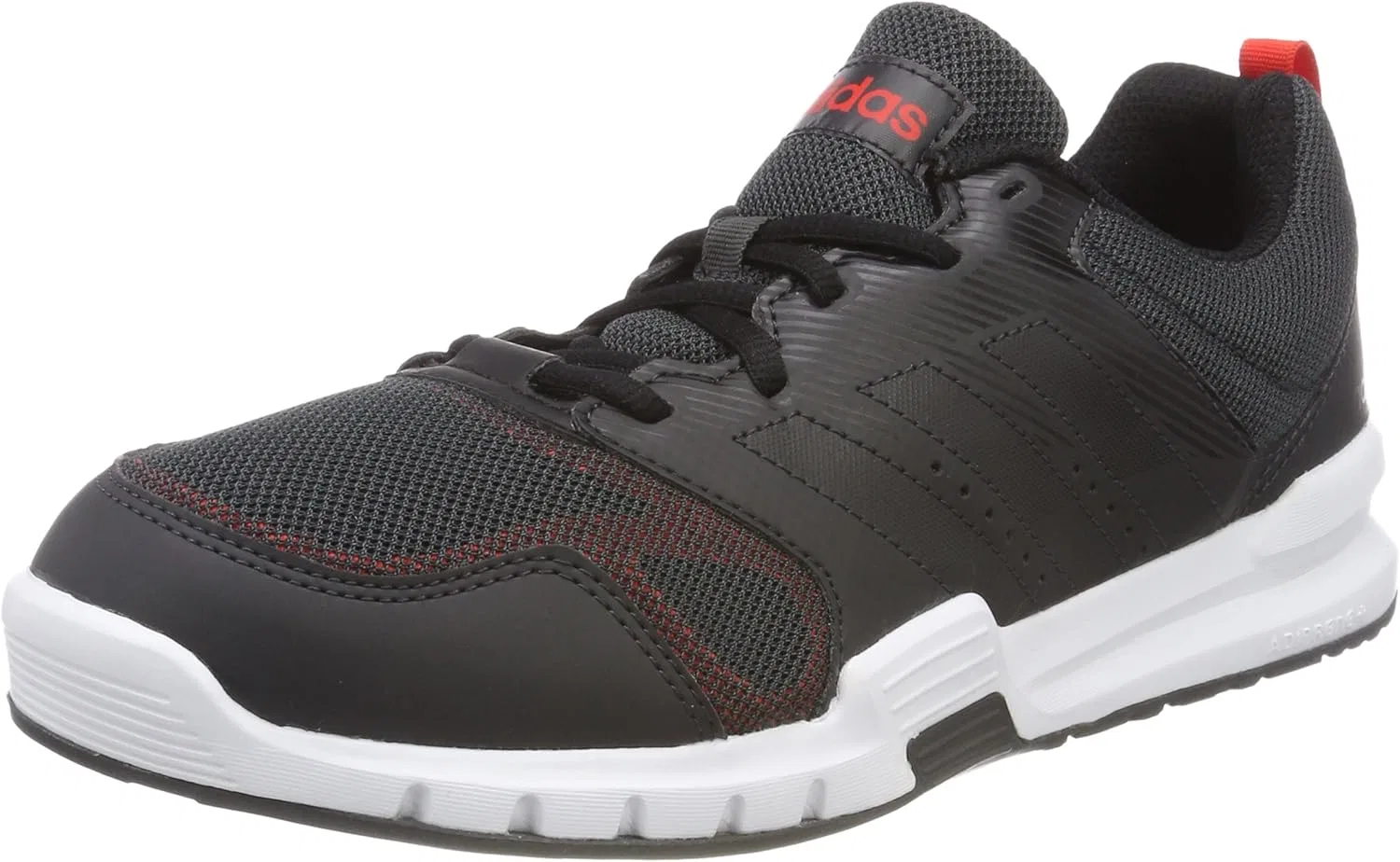 Мужские беговые кроссовки Adidas Essential Star 3, Multicoloured Carbon S18 Core Black Hi Res Red S18