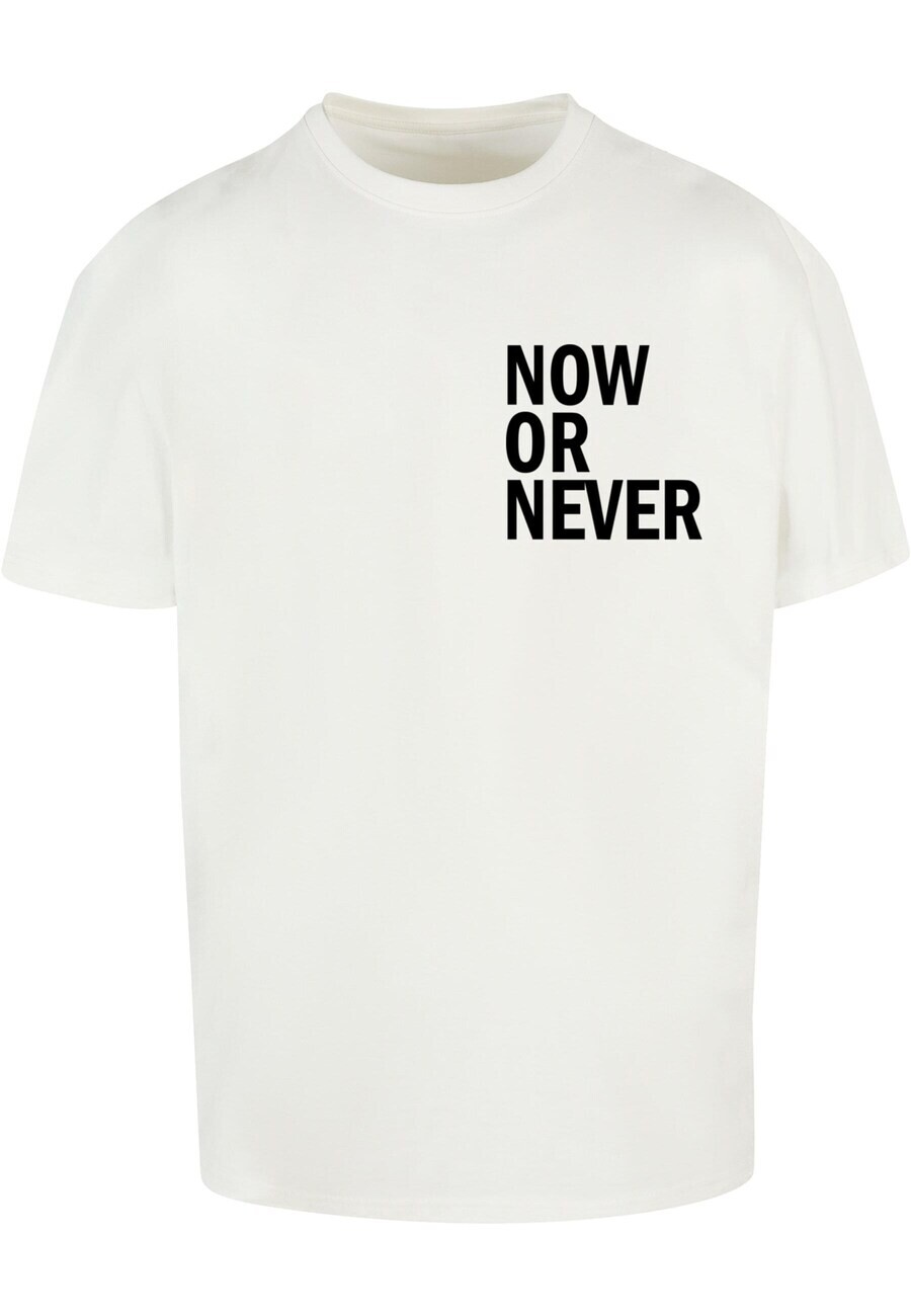 

Футболка Merchcode NOW OR NEVER, белый