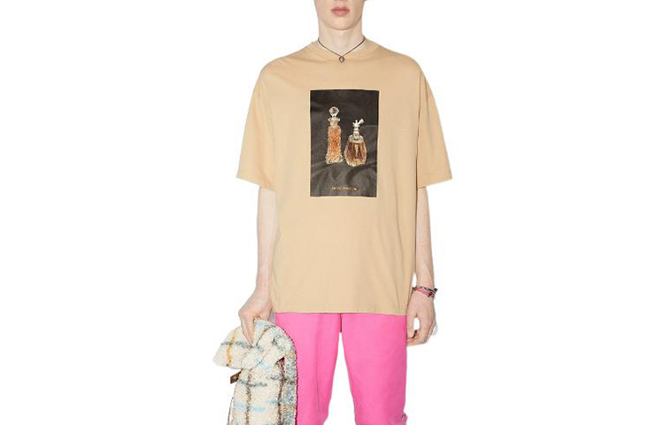 

Футболка мужская бежевая Acne Studios