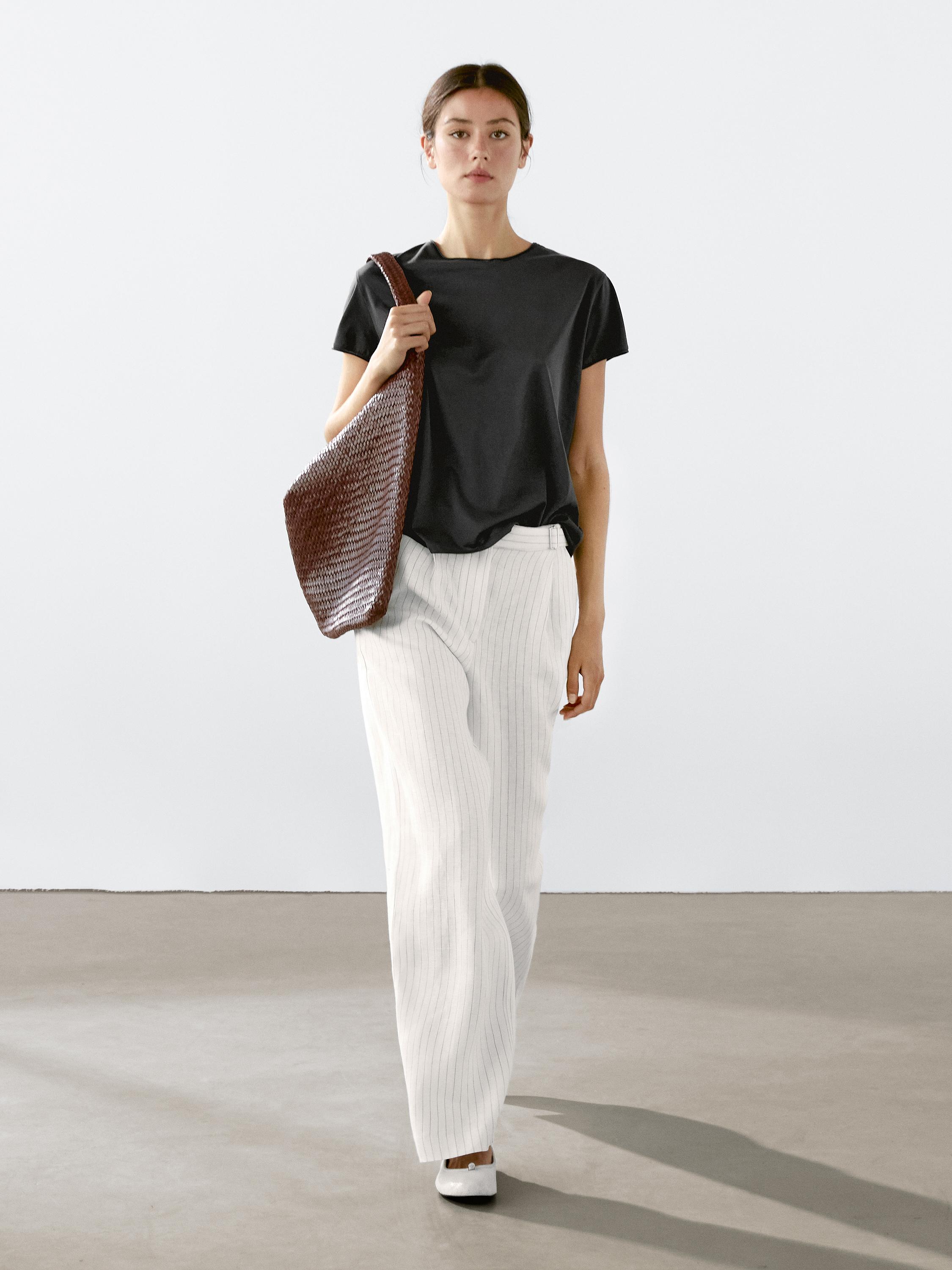 

Футболка с короткими рукавами Massimo Dutti, Lead