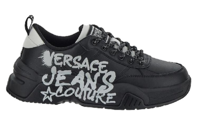 Кроссовки мужские Lifestyle Shoes Men Low-Top Black Versace Jeans Couture — фото 2