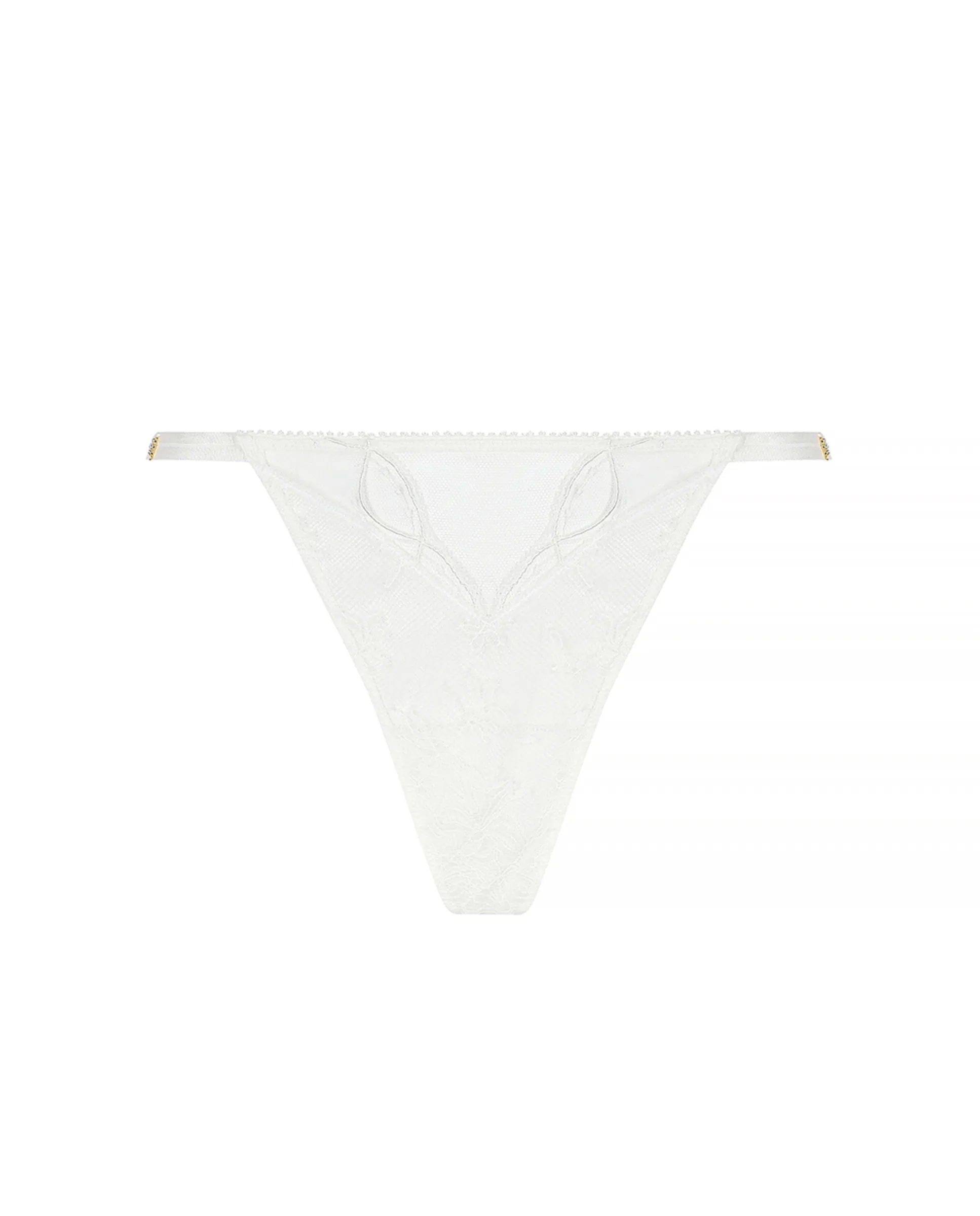 

Тонкое танга с боковыми лямками Lise Charmel, кремовый