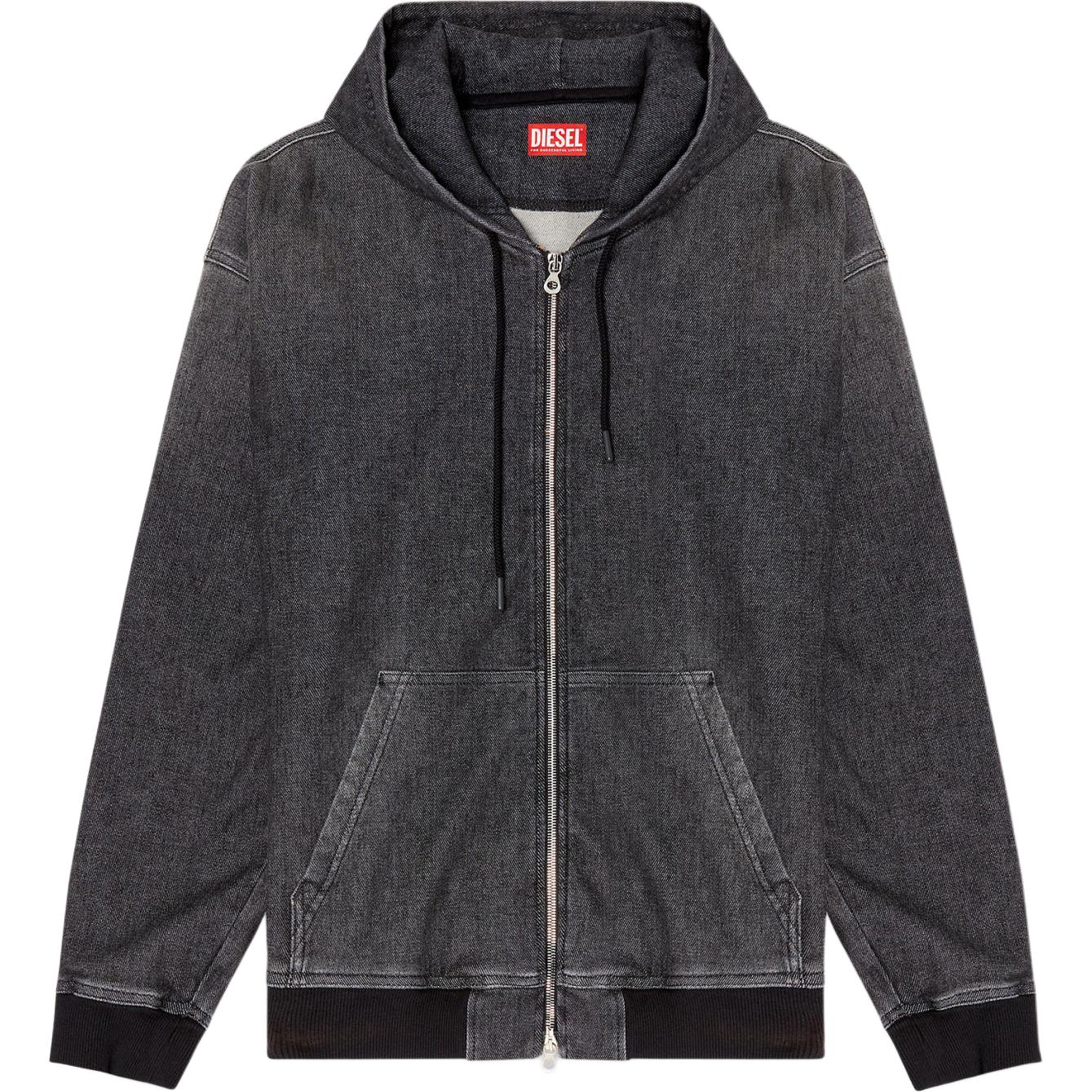 

Толстовка Giri Track с молнией DIESEL, черный