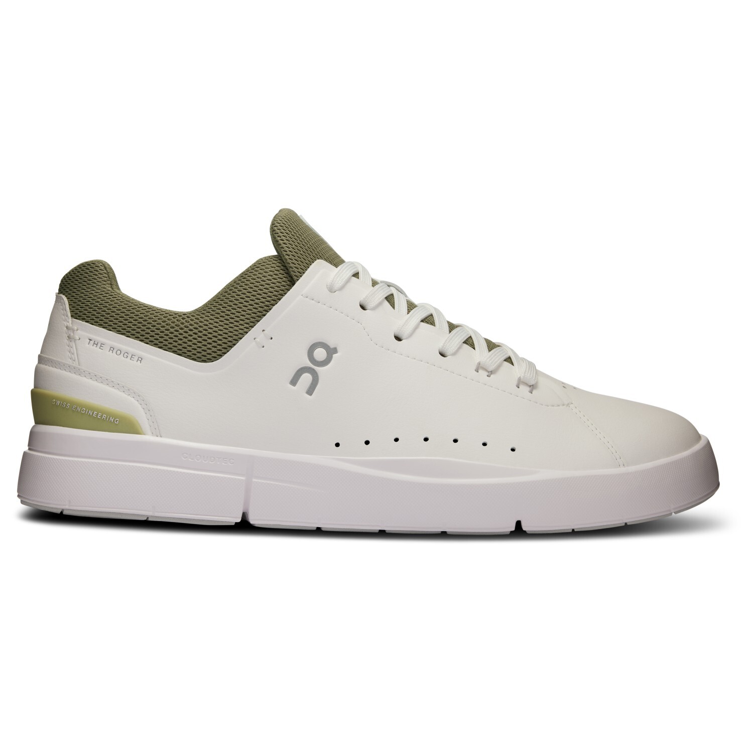 

Кроссовки On The Roger Advantage, цвет White/Olive