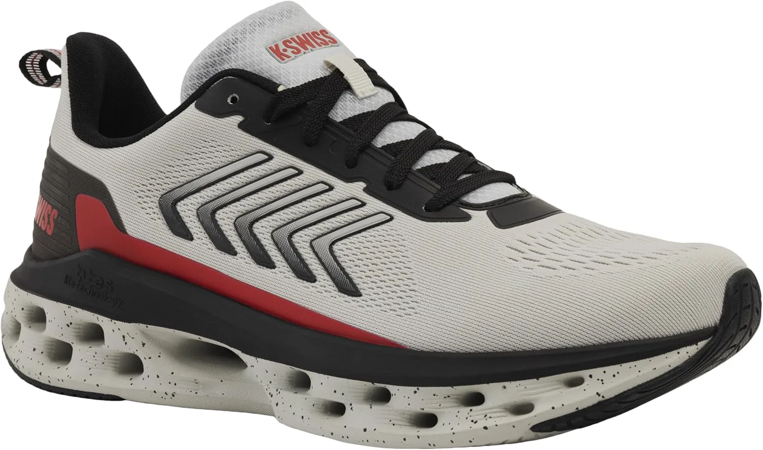 Мужские кроссовки K-Swiss Melrose Tubes Lite, черный/красный — фото 2