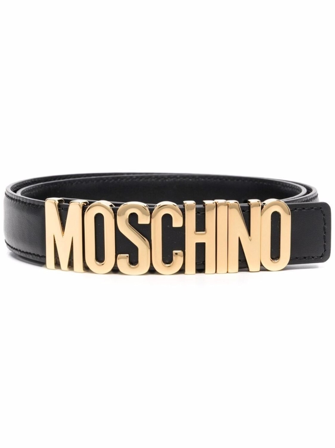 

Moschino ремень с пряжкой-логотипом, черный