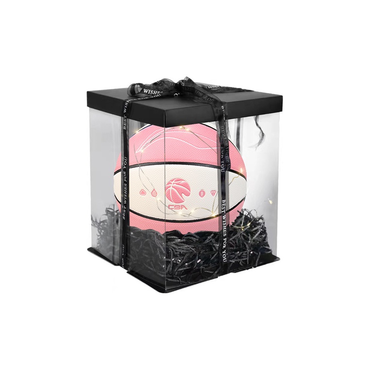 

LINING Баскетбольный мяч CBA Collection PU розовый белый размер 7 тренировочный unisex