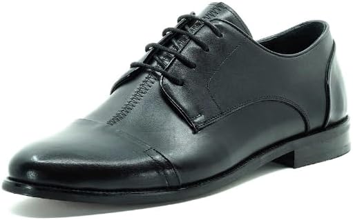 

Мужские черные оксфорды DALGALA из анилиновой кожи большого размера, ручной работы, с закрытым носком, формальные туфли