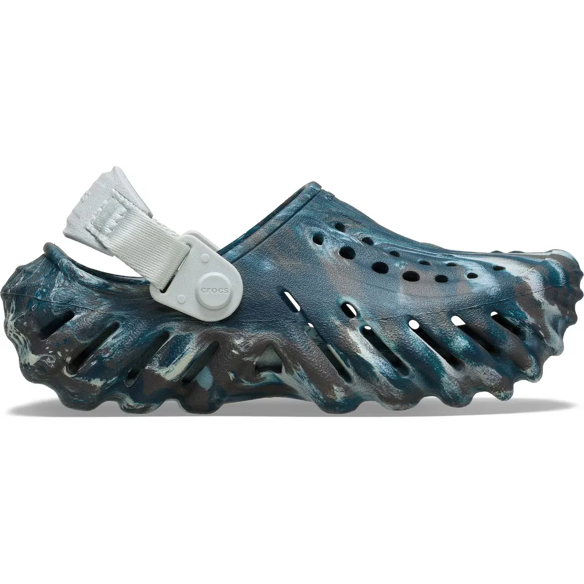 

Echo Marbled Clog K Детские сабо Crocs, черный