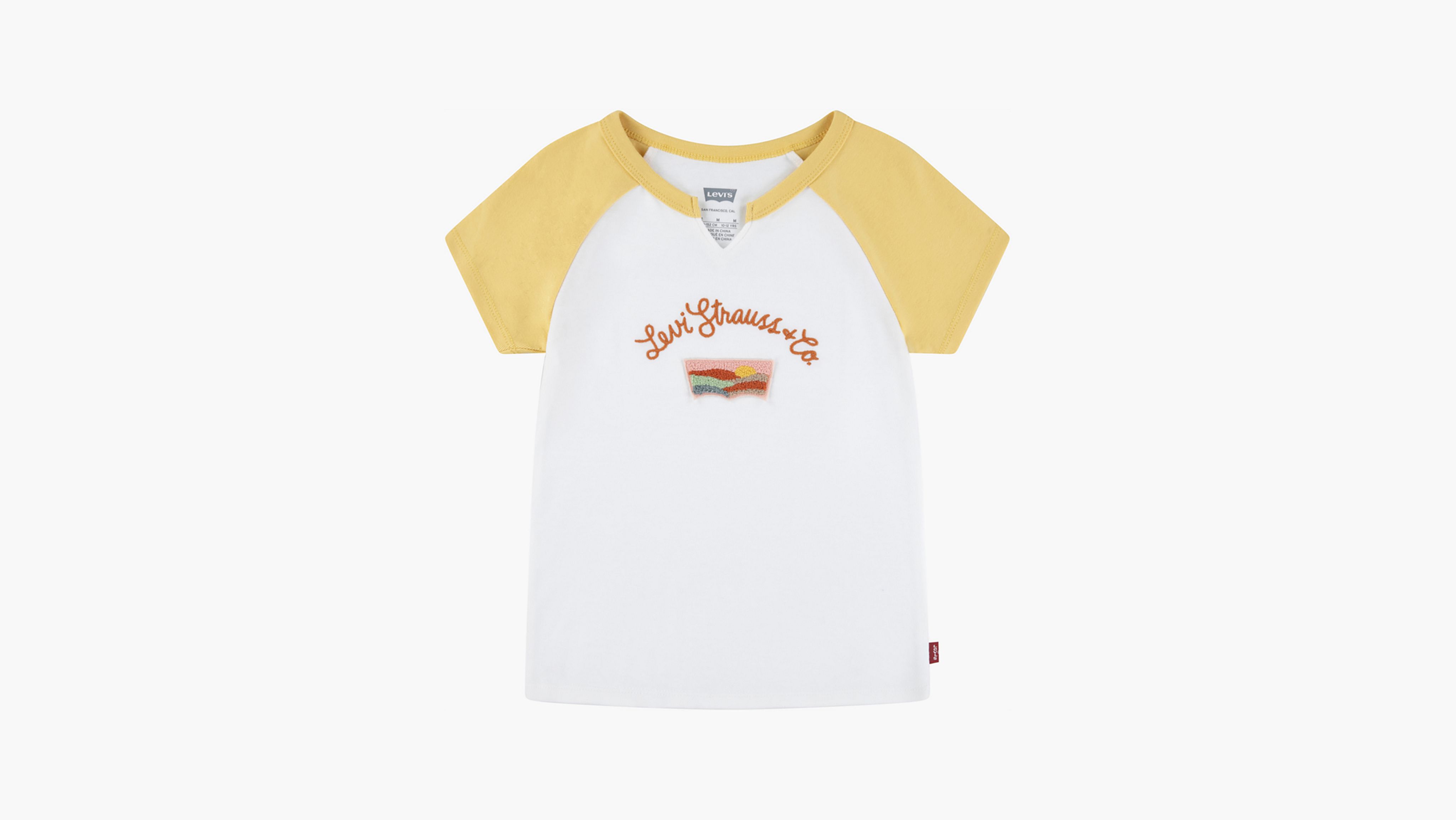 

Футболка радужная Levis для больших девочек S-XL Levi's, цвет Gardenia - White
