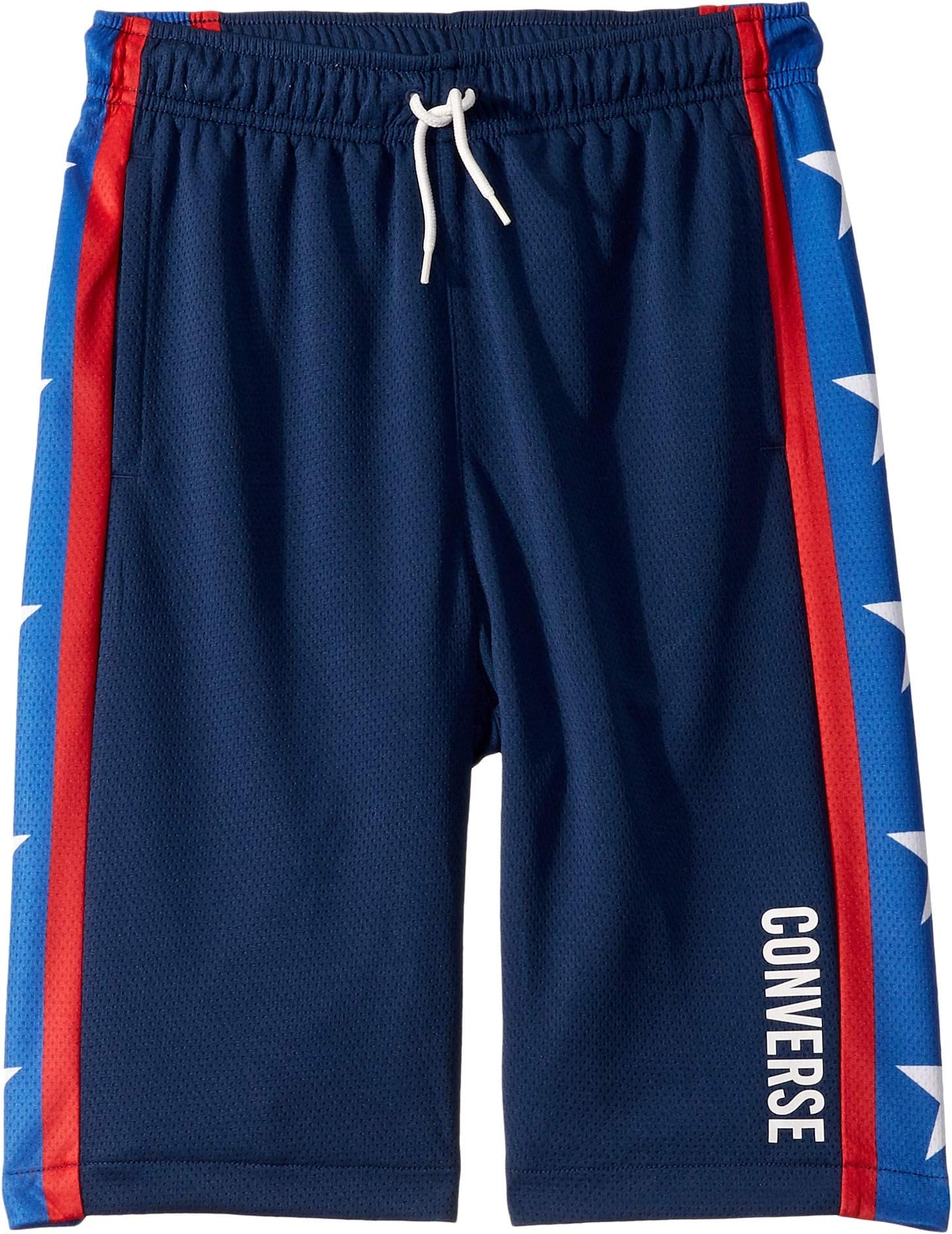 

Шорты Converse Kids Star Stripe Mesh Shorts (Big Kids), темно-синий