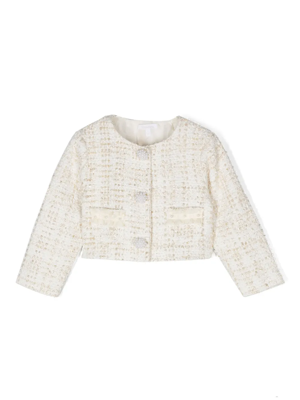 

Твидовое пальто Patachou, нейтральный