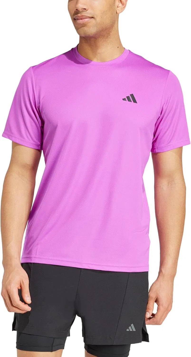 Футболка тренировочная adidas, мужская, Purple Burst/Black — фото 4
