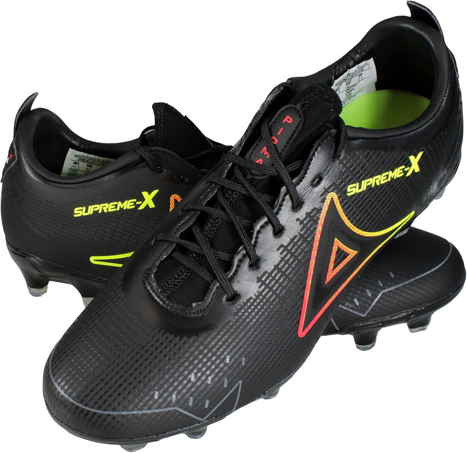 

Футбольные бутсы для мужчин Pirma Supreme X FG черный/неоновый Generic