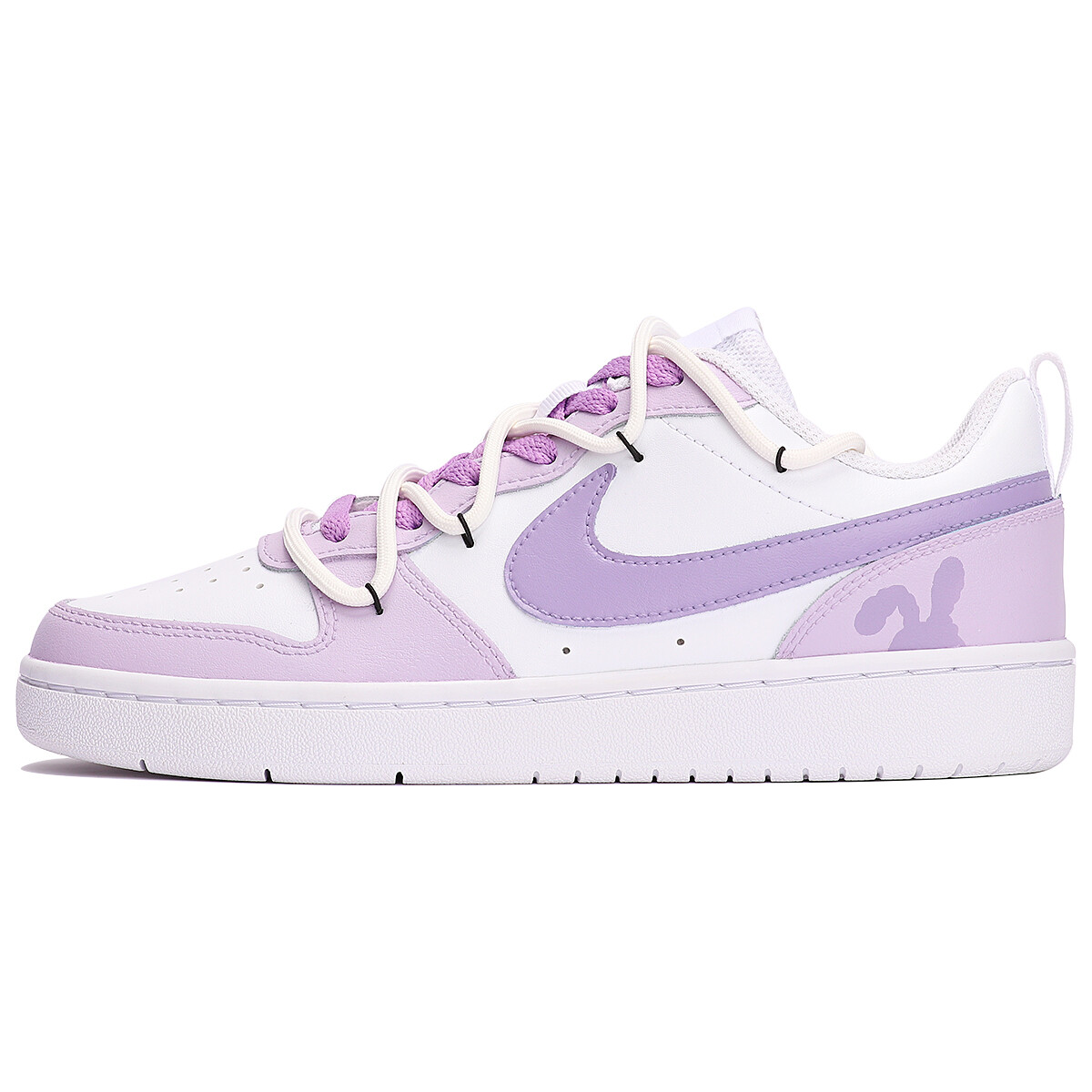 

Женские кроссовки для скейтбординга Nike Court Borough, White/Purple