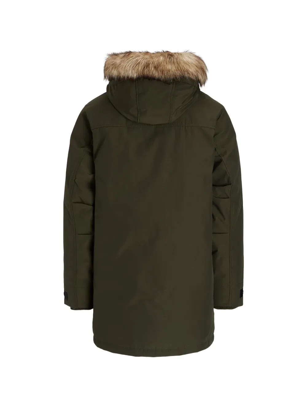Куртка с капюшоном и меховой отделкой Polo Ralph Lauren, зеленый — фото 2