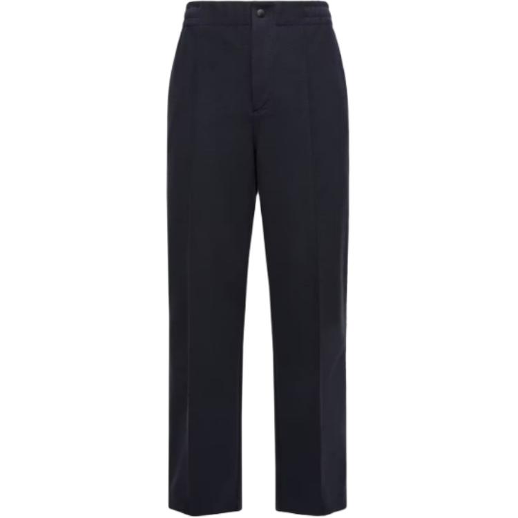 

Брюки с аппликацией логотипа Moncler Grenoble, темно-синий