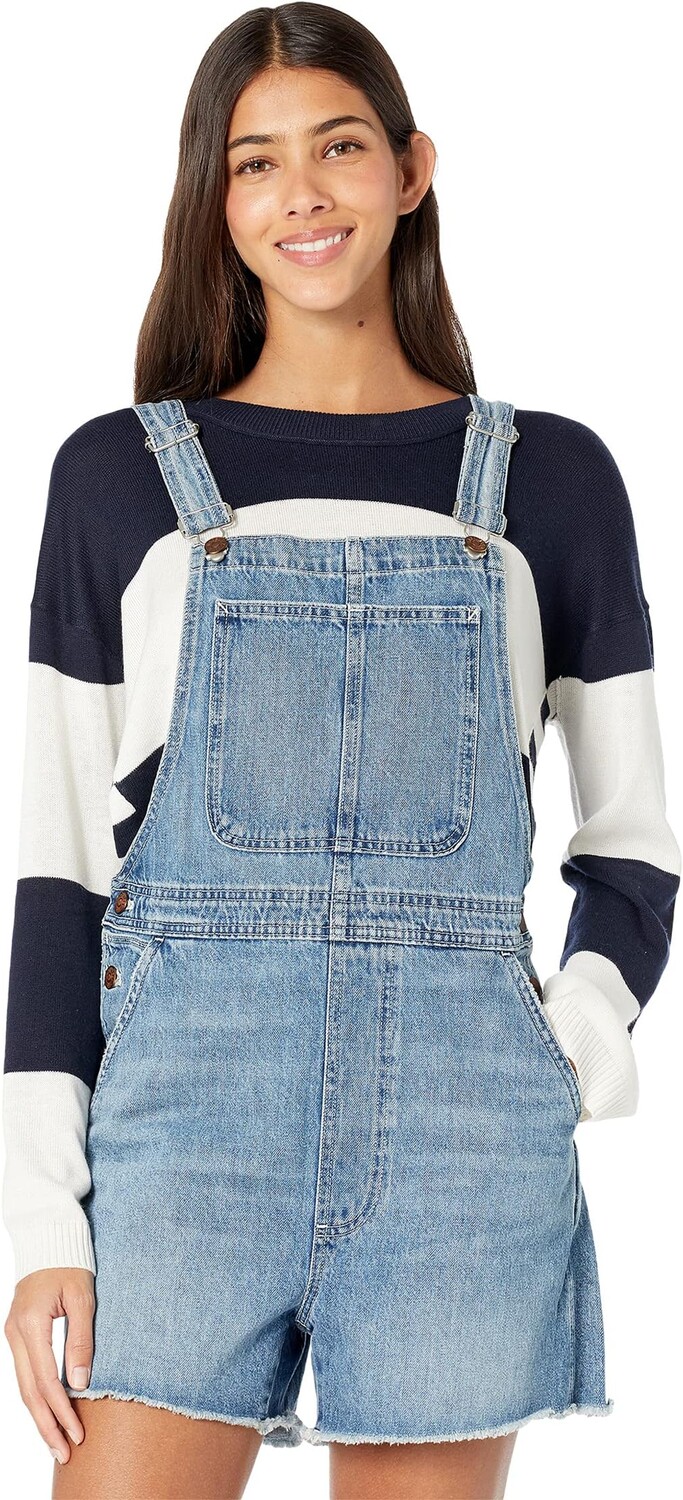 

Комбинезон Madewell Adirondack Short Overalls in Wrightwood Wash, цвет Wrightwood Wash