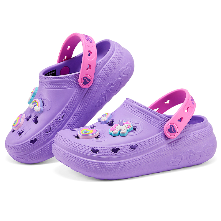 Skechers Kids Сандалии Abrasion Resistant Breathable Slip Resistant Low Top Sandal Lavender Kids' — фото 4