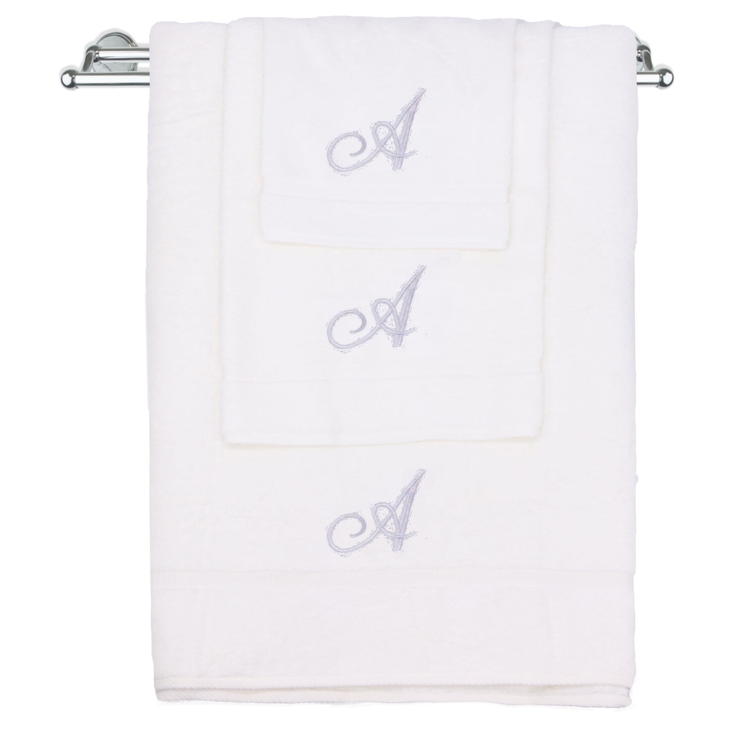 

Банное полотенце с монограммой Bare Cotton 3 шт, белый