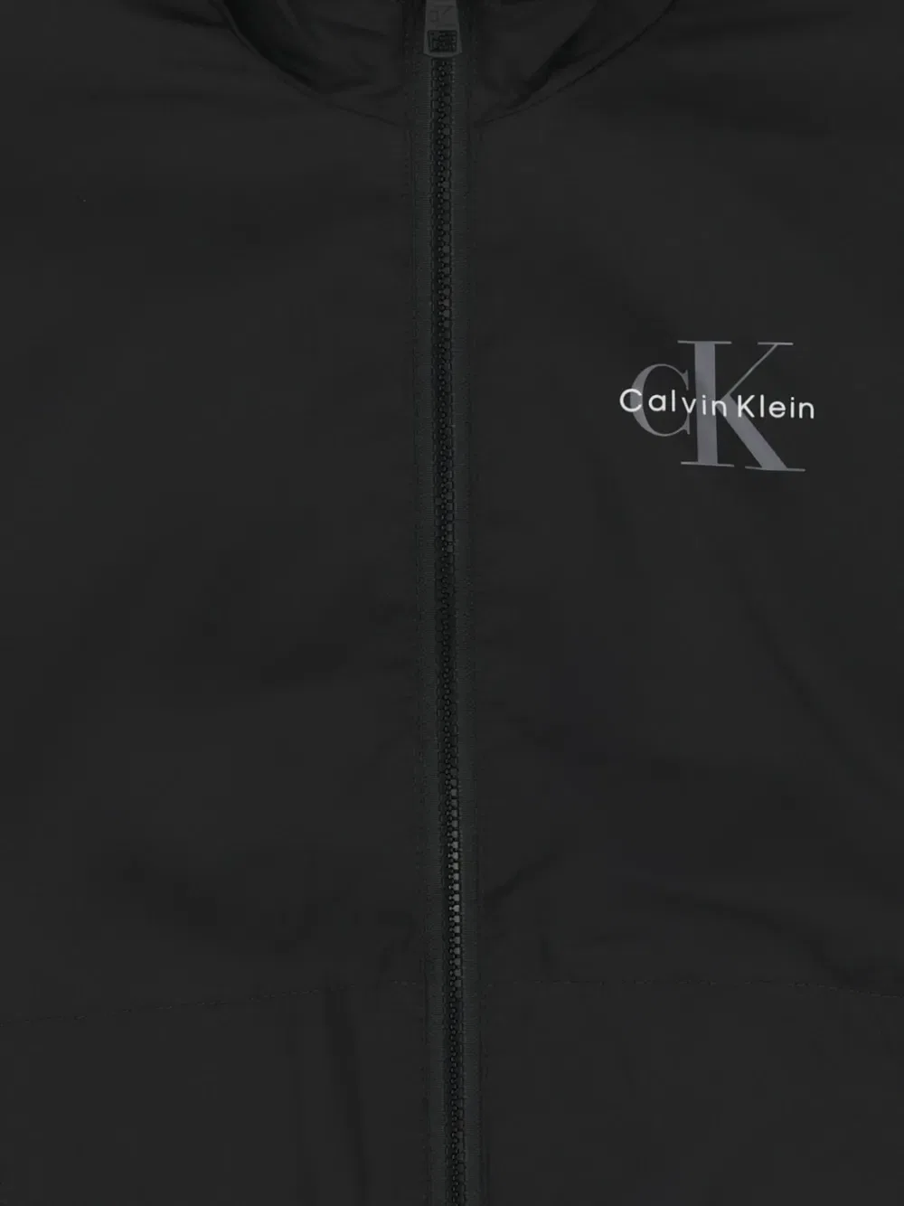 Куртка на молнии с капюшоном Calvin Klein Kids, черный — фото 3