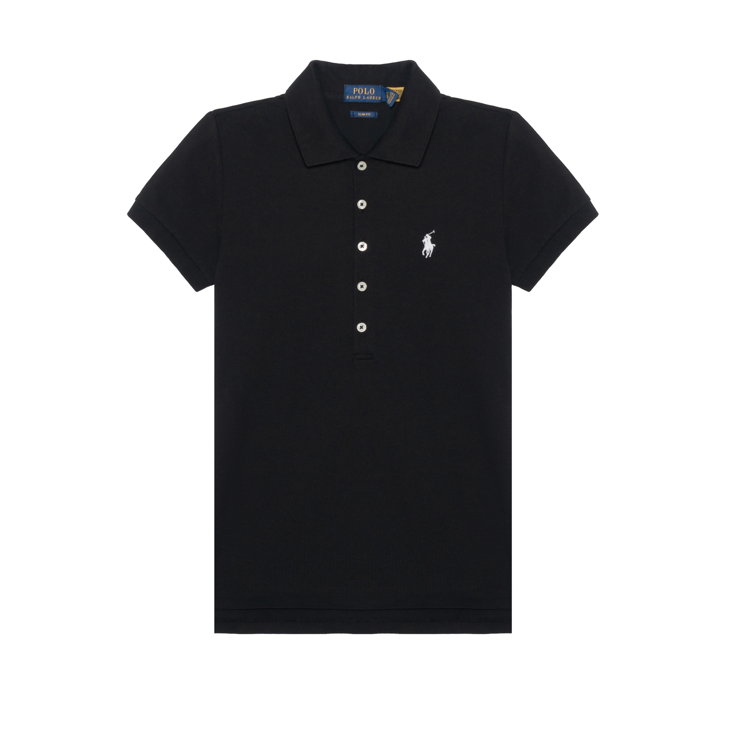 Поло Пони вышитая рубашка Polo Ralph Lauren, Черный — фото 2