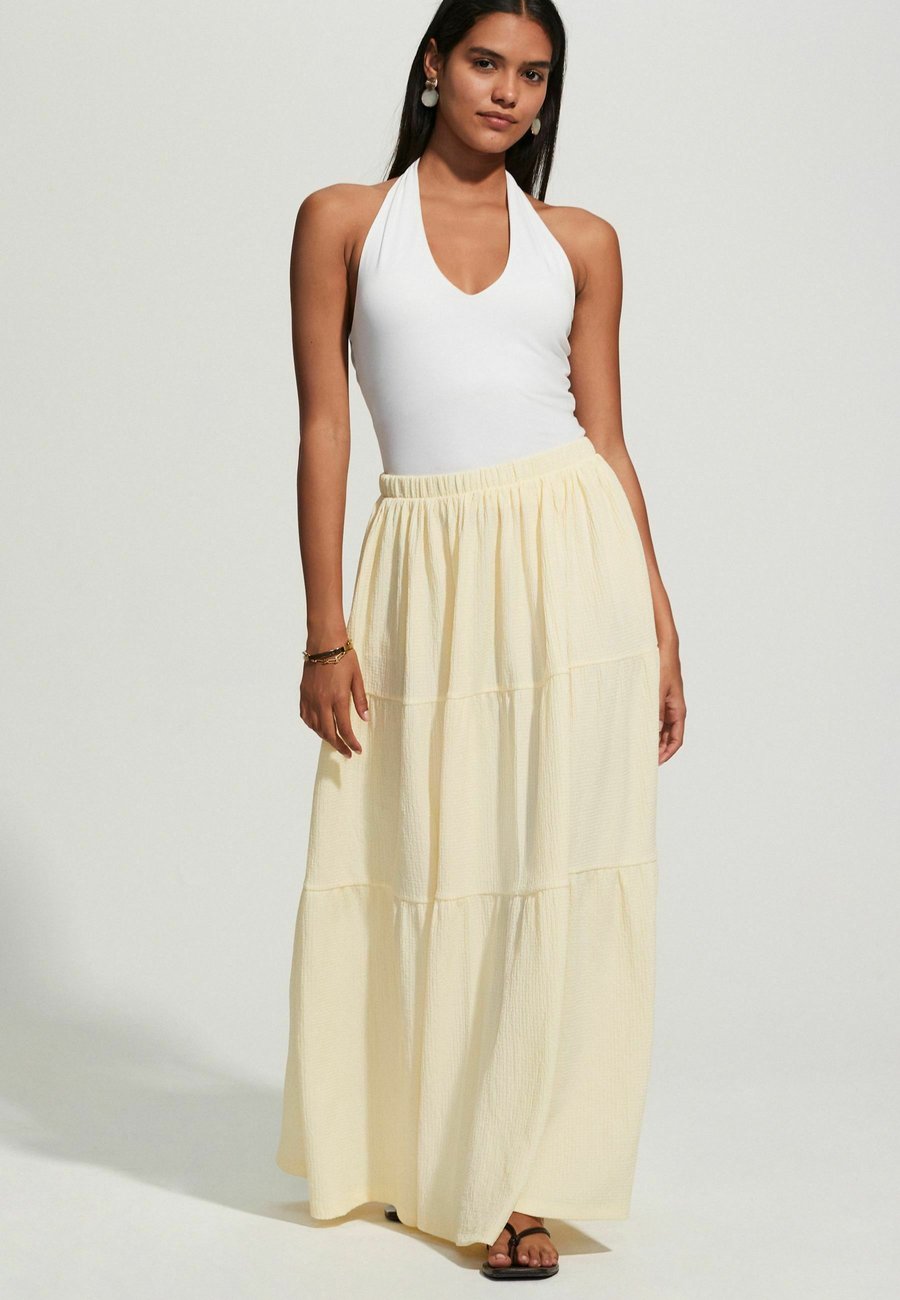 

Юбка Next TIERED, Buttermilk/Yellow