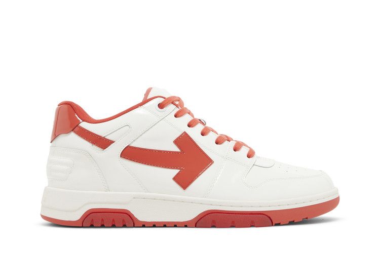 Кроссовки Off-White Off-White Out of Office 'White Red Patent', белый — фото 2