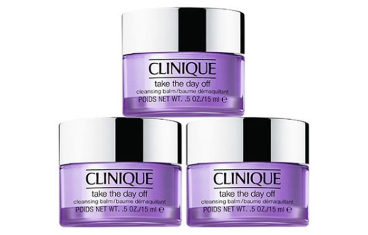 

CLINIQUE Набор пробников QIANBI Purple Fat бальзама для умывания, дорожный набор для очищения 15мл*3