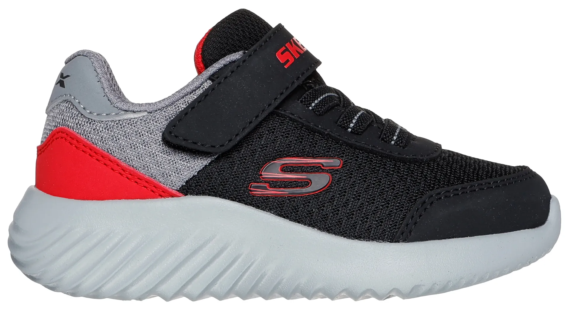 Детские кроссовки Skechers "BOUNDER", повседневная обувь, обувь на липучке, обувь на шнуровке, легкая Skechers Kids, красный — фото 2