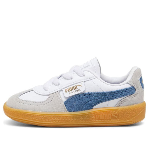 

Кроссовки palermo leather 'white blue horizon gum' Puma, белый
