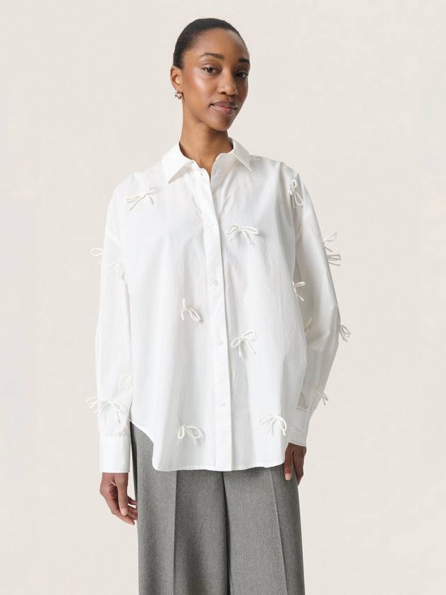 

SLJoa рубашка с длинным рукавом и бантом из хлопка Soaked In Luxury