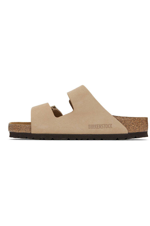 Регулярные сандалии Arizona с мягкой стелькой Birkenstock, цвет sandcastle — фото 3