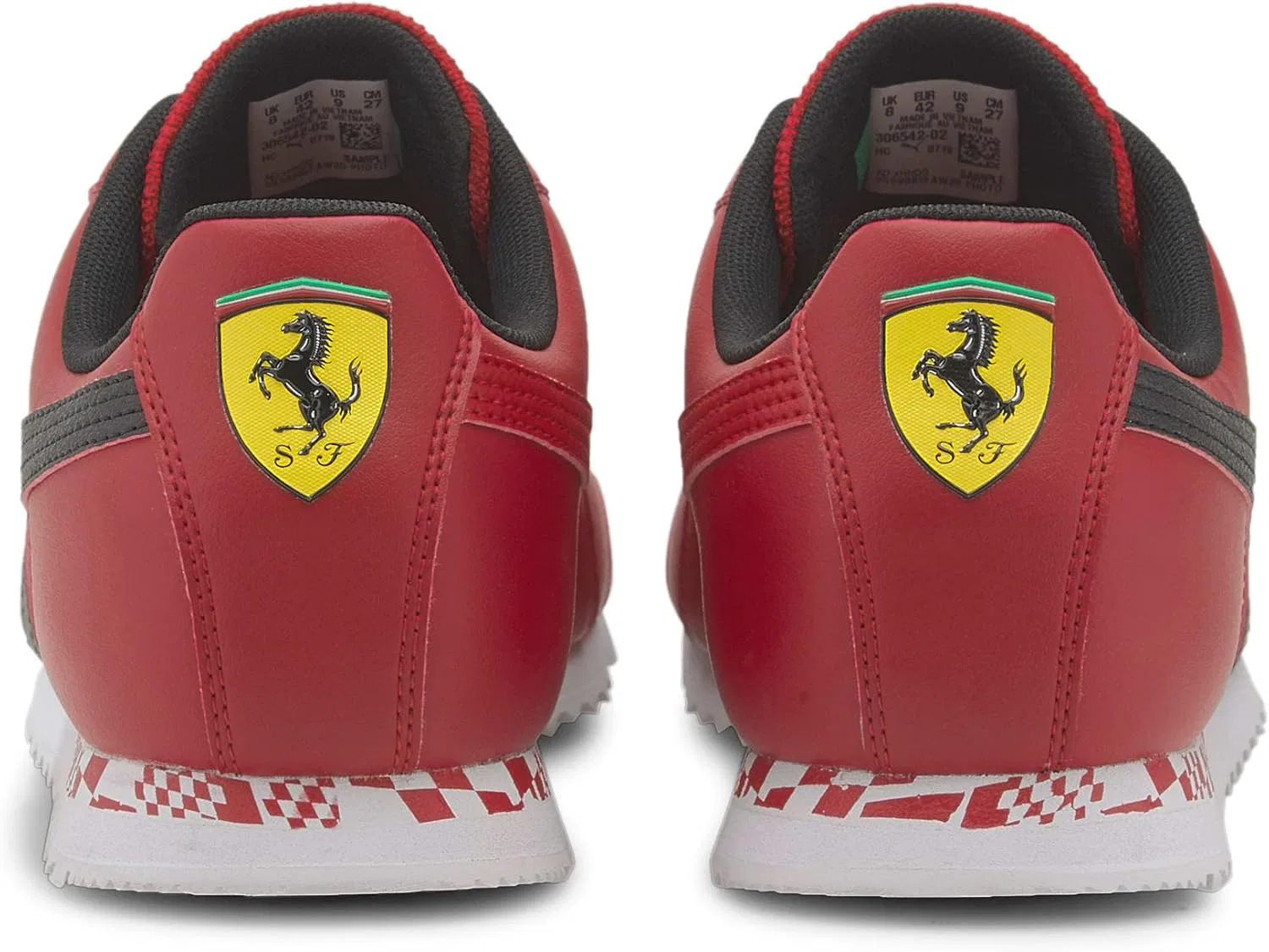 Кроссовки Puma Unisex Ferrari Race Roma, Rosso Corsa Puma Black Puma White — фото 4