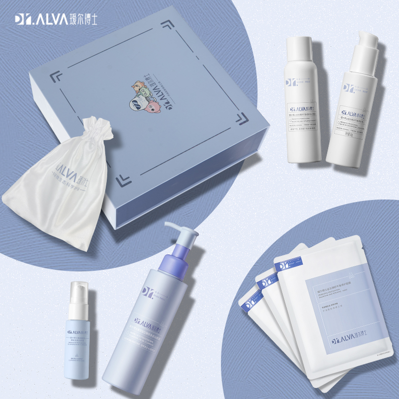 Набор косметики для ухода за лицом Dr.Alva Prebiotic Balance Repairing Box, 7 средств — фото 4