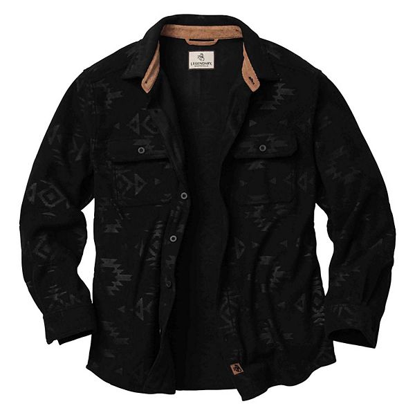 

Мужская флисовая рубашка heavyweight navigator Legendary Whitetails, Black Embossed