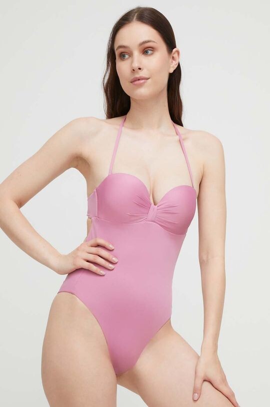 

Цельный купальник Max Mara Beachwear, розовый