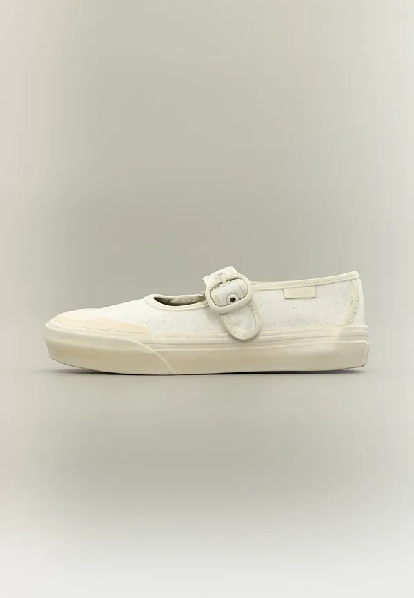 Балетки мэри джейн унисекс с ремешком на щиколотке Vans, Glitter White
