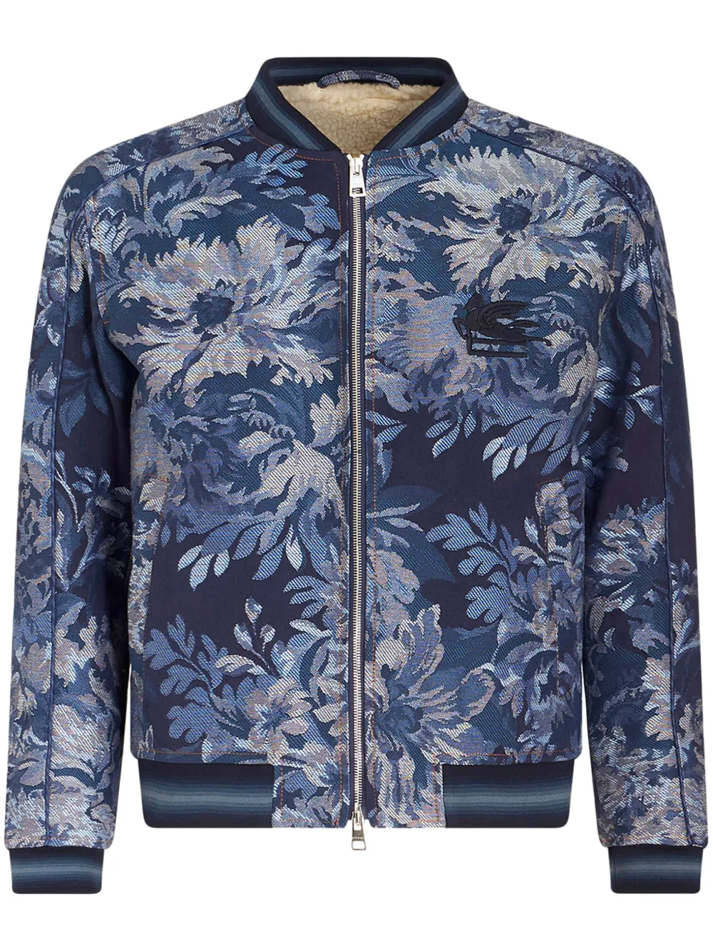 

Жаккардовый бомбер с узором ETRO, синий