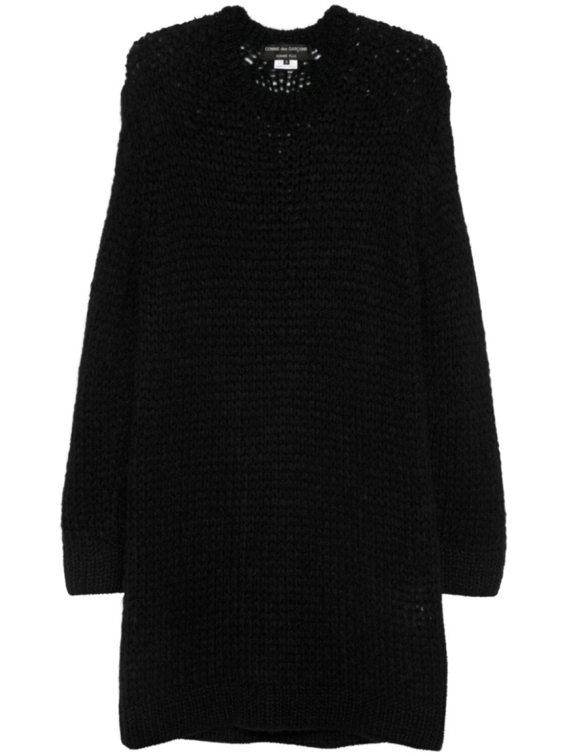 

Comme des Garçons Homme Plus свитер ажурной вязки, черный