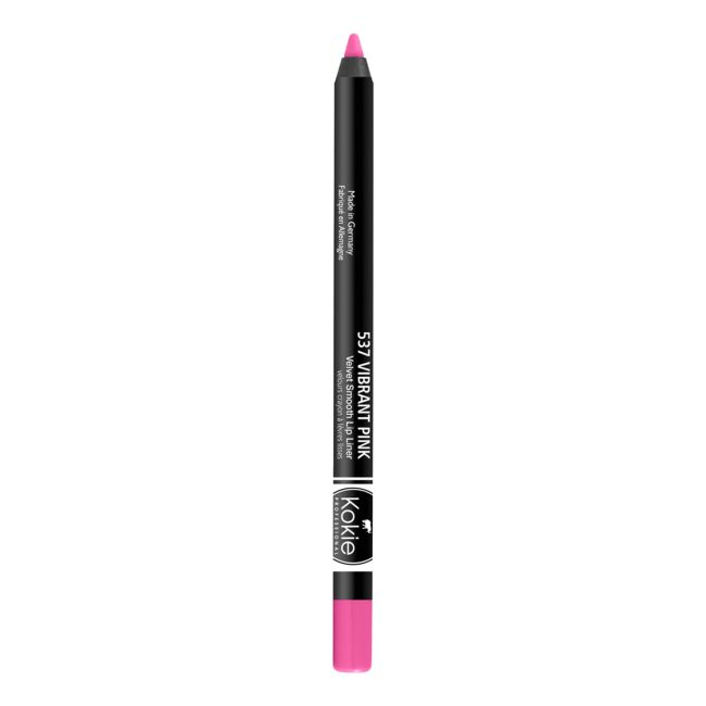 

Бархатистый гладкий карандаш для губ Kokie, цвет vibrant pink, 1,2 гр