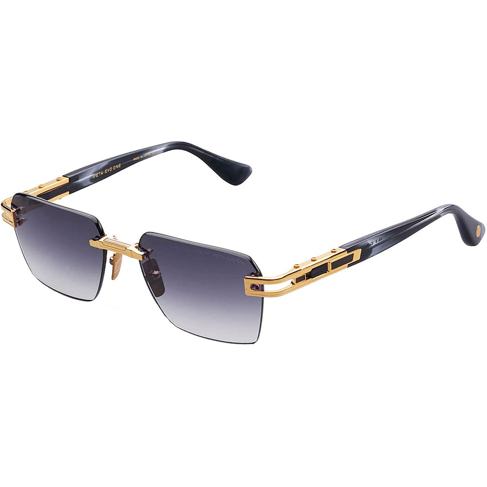 

Солнцезащитные очки без оправы унисекс Dita META-EVO ONE DT DTS147-A-01, цвет yellow gold/ink swirl