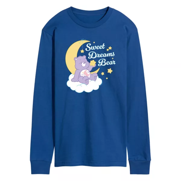 

Мужская футболка Care Bears Sweet Dreams с длинным рукавом Licensed Character, цвет royal blue