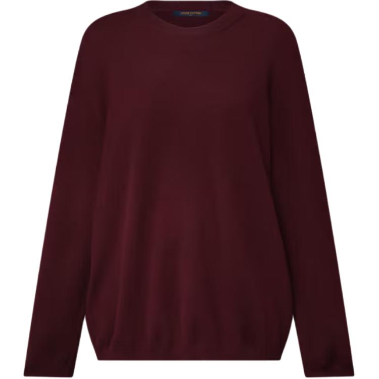 

Толстовка Grace Coddington FW25 Cashmere женская LOUIS VUITTON, Burgundy