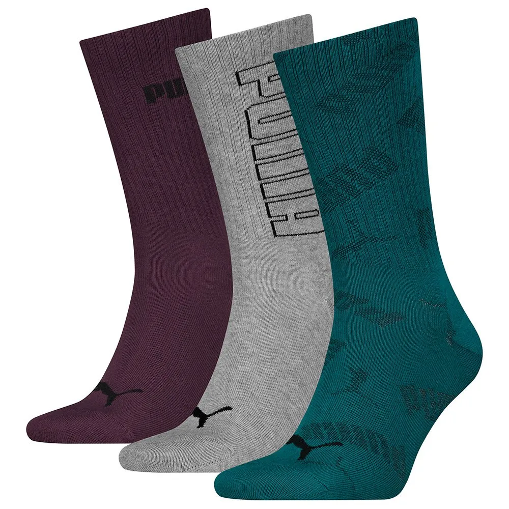 

Носки Puma 701228111 crew 3 pairs, разноцветный
