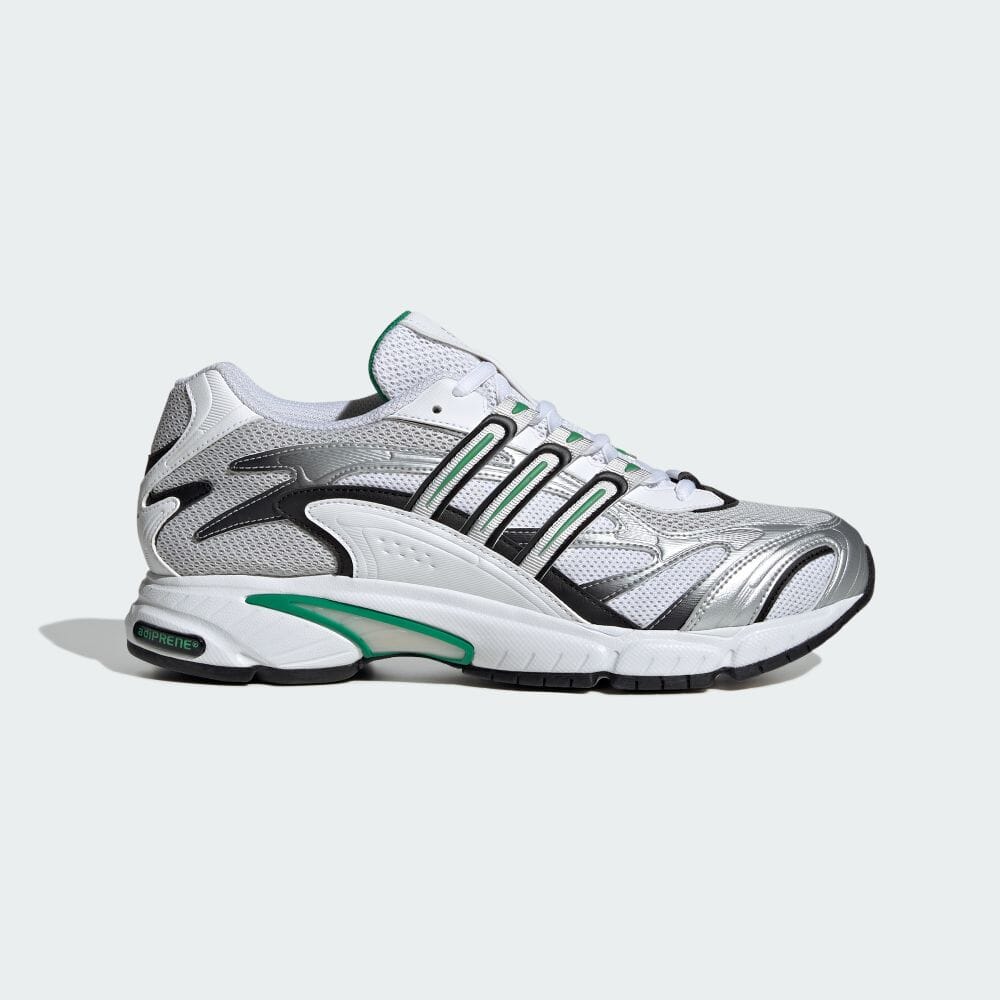 

Кроссовки Adidas TEMPER RUN 2.0, цвет White/Green/Black