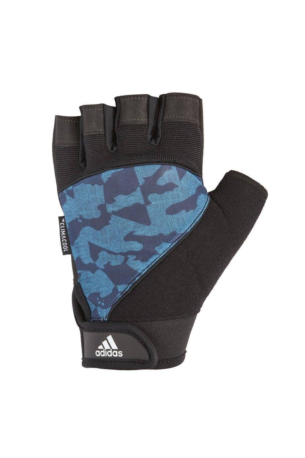 

Перчатки для спортзала с половиной пальца Adidas, синий