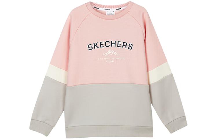 

Skechers Толстовка Stroll, клубнично-кремовая, розовая, детская