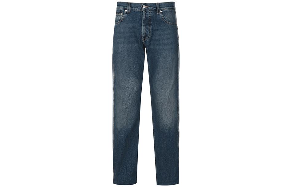 

Alexander McQueen Джинсы мужские, синие, выбеленные