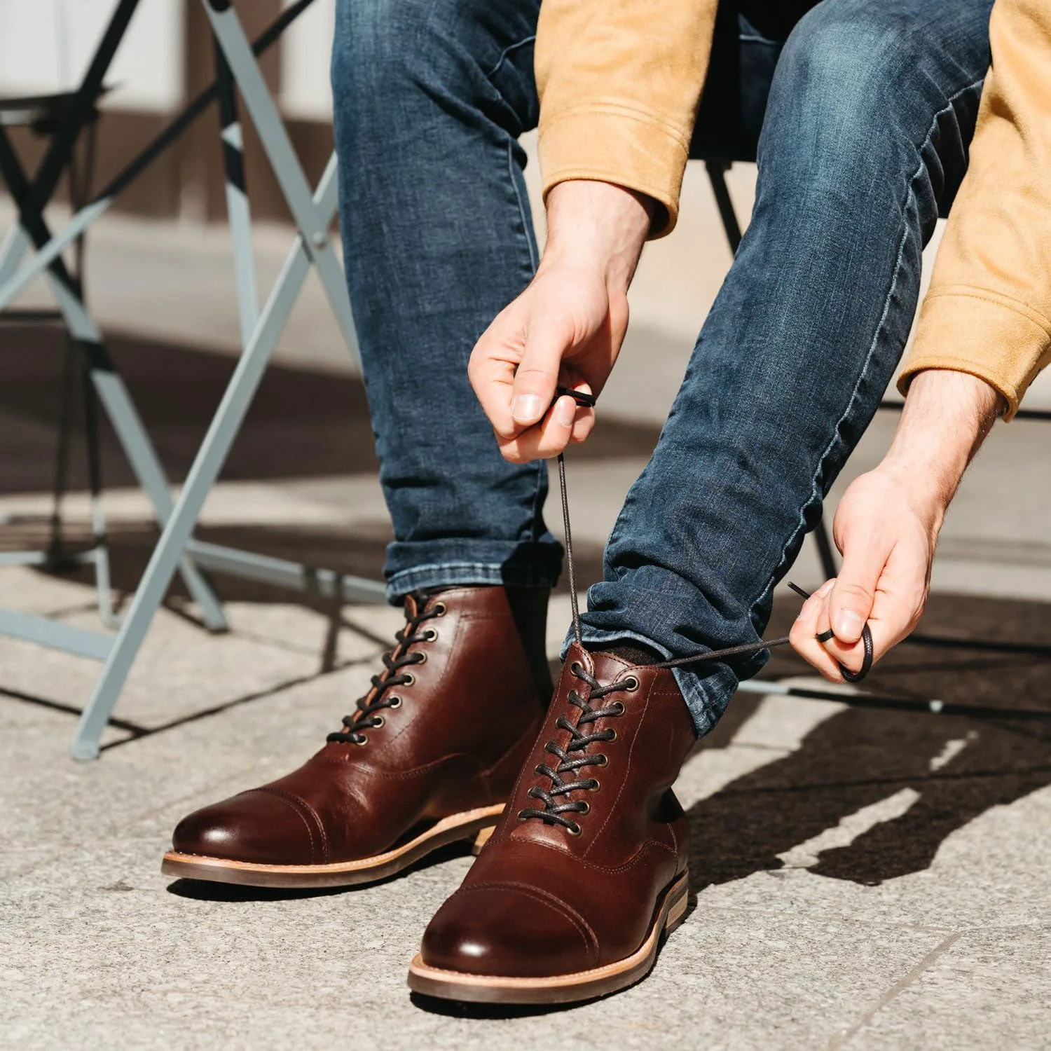 Ботинки Andres Handcrafted The Commander с закрытым носком и шнуровкой A1002 Andres Handcrafted Boots — фото 2